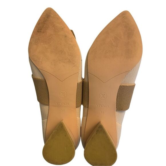 Vivaia Pointed-Toe Mary Jane Heels women's size 38 7.5 - Picture 9 of 10
